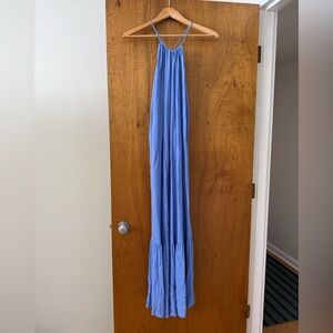 Mango Blue Maxi Dress